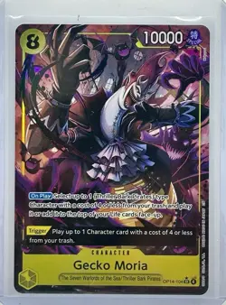 Gecko Moria - OP14-104 (Alternate Art) OP14-104 The Azure Sea's Seven Foil - Image 1