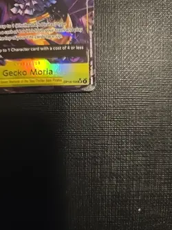 Gecko Moria - OP14-104 (Alternate Art) The Azure Sea's Seven Foil English NM - Image 4