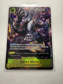 Gecko Moria - OP14-104 (Alternate Art) OP14-104 The Azure Sea's Seven Foil - Image 1