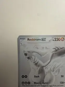 Reshiram EX 173/086 Sv: White Flare Pokemon Rare Pack Fresh Card #1 NM - Image 2