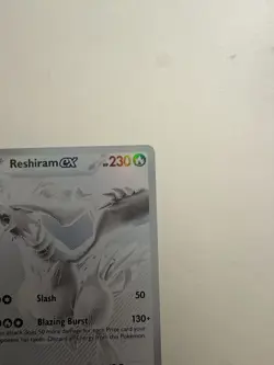 Reshiram EX 173/086 Sv: White Flare Pokemon Rare Pack Fresh Card #1 NM - Image 3