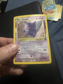 Pokemon TCG Gengar Fossil Holo Card 5/62 Unlimited Rare - Image 2