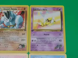 Pokemon Vintage 1st Edition GYM Challenge Cards Lot Of 4 NM-MINT Misty's Brock's - Image 3