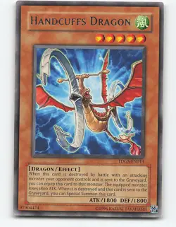 Handcuffs Dragon #TDGS-EN013 Rare Yugioh Card - Image 1