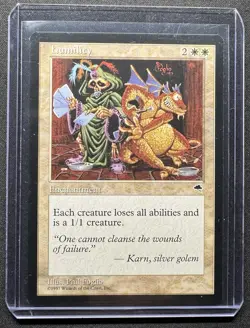 Rare Humility MTG Card NM Condition Tempest Near Mint Enchantment White￼ - Image 1