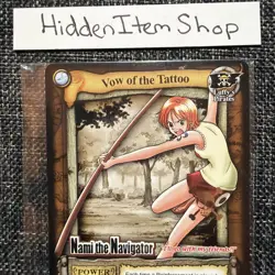 Nami One Piece Card CCG/TCG Silver Promo 2005 PR011 Quest Begins NEAR MINT!!! - Image 3