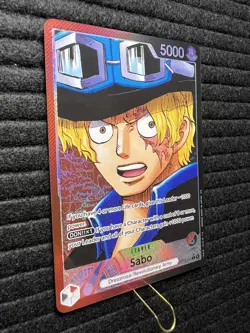 Sabo Alt Art OP13-004 L Carrying on His Will ONE PIECE Card Game ENGLISH ALT L - Image 2