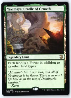 Yavimaya, Cradle of Growth - Commander Modern Horizons 3 - MTG - Magic - Near Mi - Image 1