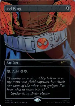 MTG Sol Ring (Spidey) (Rainbow) (1993) | NM Foil | Secret Lair Spider-Man {SLD} - Image 2
