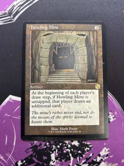 Howling Mine MTG The Brothers' War Retro Artifacts (BRR) (NM) KRIMP ERROR - Image 1