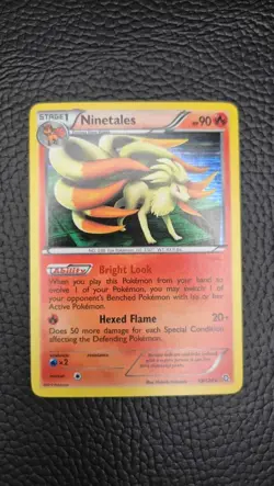 Ninetales #19 Pokemon Dragons Exalted LP - Image 1
