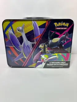 2025 Pokemon TCG Collector Treasure Chest Lunch Box Tin Q4 New & Sealed - Image 2