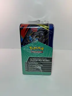 2025 Pokemon TCG Collector Treasure Chest Lunch Box Tin Q4 New & Sealed - Image 5