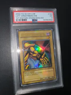 Left Arm Of The Forbidden One LOB-123 - 1st Edition PSA 5 Ex Asian English 2002 - Image 3