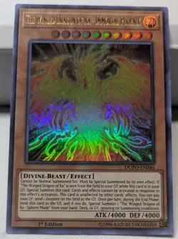 Yugioh The Winged Dragon Of Ra - Immortal Phoenix DUPO-EN046 Ultra 1st Ed NM - Image 1