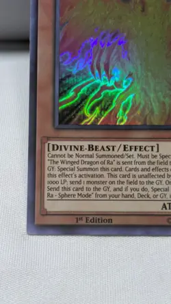 Yugioh The Winged Dragon Of Ra - Immortal Phoenix DUPO-EN046 Ultra 1st Ed NM - Image 5