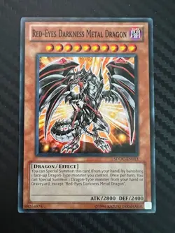 Yugioh Red-Eyes Darkness Metal Dragon SDDC-EN013 Unlimited VLP - Image 1