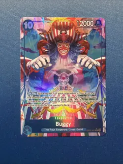 One Piece Emperors in the New World Buggy OP09-051 Parallel Alternate Alt Art NM - Image 1