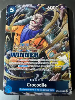 Crocodile Treasure Cruise Foil Winner Pack Vol. 5 One Piece Promo ST03-003 - Image 1