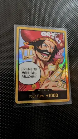 One Piece Card Don Card Gol D. Roger Gold ENGLISH OP13 Carrying on His Will 🔥🔥 - Image 1