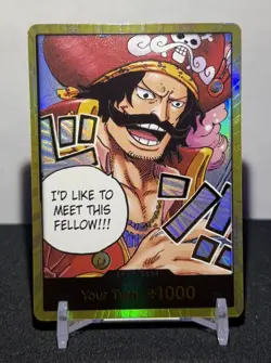 One Piece Card Don!! Gol D. Roger Gold ENGLISH OP13 Carrying on His Will TCG CCG - Image 1