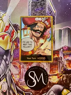Gol D. Roger One Piece Card Don Card Gold ENGLISH OP13 Carrying on His Will - Image 1
