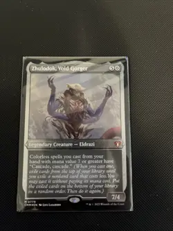 MTG Zhulodok, Void Gorger *FOIL THICK CARD* Commander Masters 0779 NM - Image 1