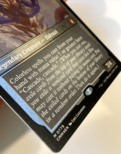 MTG Zhulodok, Void Gorger *FOIL THICK CARD* Commander Masters 0779 NM - Image 2