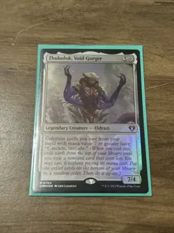 Zhulodok, Void Gorger 704 Foil NEAR MINT Commander Masters - Image 1