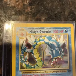 Pokemon TCG Misty’s Gyarados Holo Rare 13/132 Gym Challenge NM 2000 - Image 3
