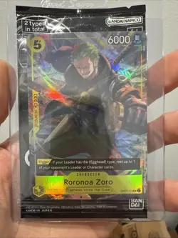 Roronoa Zoro Illustration Box Vol.3 OP07-113 One Piece Promotion Card NEW Sealed - Image 3
