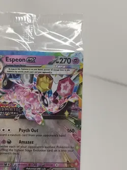 Pokemon TCG Espeon EX Prismatic Evolutions Promo Card 034/131 Stamped Sealed - Image 3