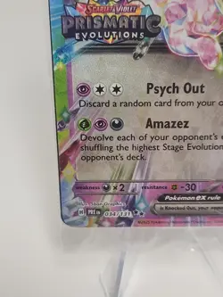 Pokemon TCG Espeon EX Prismatic Evolutions Promo Card 034/131 Stamped Sealed - Image 4