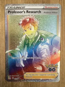Professor's Research - 084/078 - Pokemon Go Sword & Shield Secret Rare Card NM - Image 1