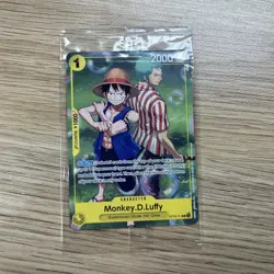 One Piece Tcg Op10-111 Monkey.D.Luffy Learn Together Deck Set Sail Event Promo - Image 1