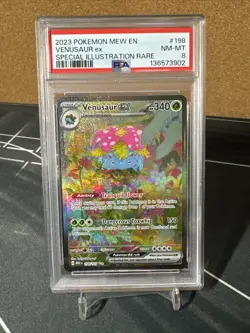 Pokemon TCG Venusaur EX Scarlet & Violet 151 Card Sir 198/165 PSA 9 - Image 1