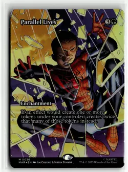 Parallel Lives 0036 Borderless FOIL Spider Man MTG Magic The Gathering Card NM - Image 1