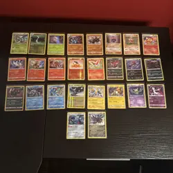 Pokemon TCG Lot Of 26 Mixed Yellow Bordered Holo & Reverse Holo Cards LP- MP - Image 1