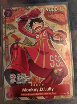Monkey.D.Luffy (Bandai Card Games Fest 24-25) P-080 UNOPENED ORIGINAL PACKAGING - Image 1