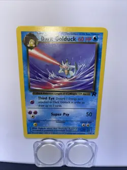 Dark Golduck 37/82 - Team Rocket Vintage WOTC Pokemon TCG Card LP - Image 1