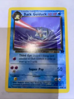 Dark Golduck 37/82 - Team Rocket Vintage WOTC Pokemon TCG Card LP - Image 3