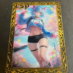 Goddess Story Gold METAL Card - Serial Number #/200! Maiden Party- Anime Girl - Image 4