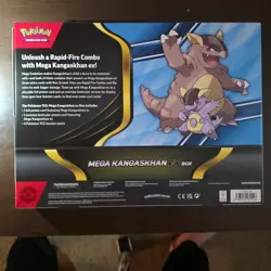 Pokemon TCG Mega Kangaskhan EX Box Booster Promo Oversized Card English - Image 2