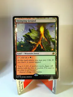 Stomping Ground R 0258 Rare - Land- MTG - NM Non-foil - Edge of Eternities PROMO - Image 1