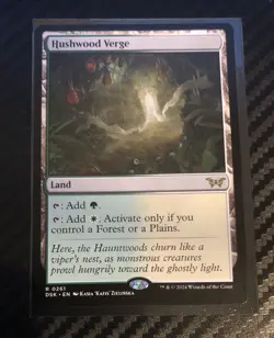 Magic: The Gathering Hushwood Verge Duskmourn: House of Horror Regular #0261 - Image 1