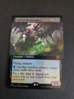 Lord of the Forsaken x1 1x Extended Art Innistrad: Midnight Hunt NM MTG - Image 1