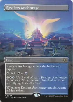 Restless Anchorage (Borderless) R The Lost Caverns of Ixalan 347 - LP MTG - Image 1