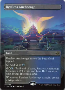 Restless Anchorage (Borderless) R The Lost Caverns of Ixalan 347 NM MTG - Image 1