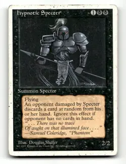 Hypnotic Specter Fourth Edition #115 Magic the Gathering - Image 1