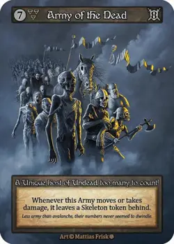 Sorcery: Contested Realm Army of the Dead Unique Regular NM (GT) - Image 1